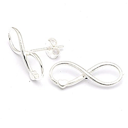 Infinity Ohrringe in Silber - Infinity Ohrringe