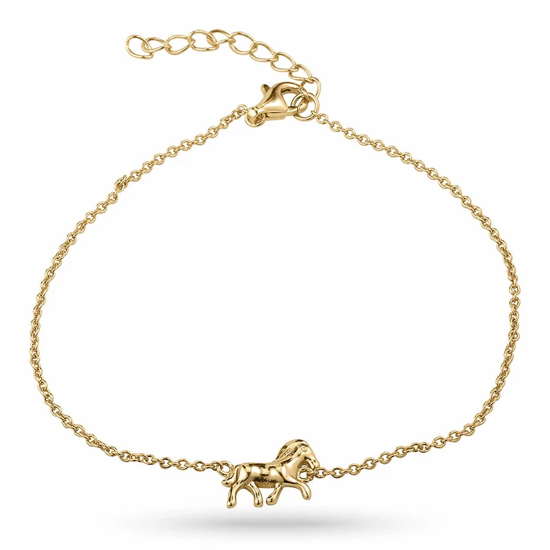 Pferde Armband aus vergoldetem Sterlingsilber - Schmuck Pferd - Modernen Pferdschmuck zu günstigen Preisen