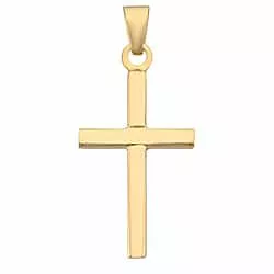 13 x 21 mm Gold bnh kreuz aus 14 Karat Gold - Amoré - Kreuzanhänger - Schöne Kreuz Anhänger, Kauf Kreuzanhänger hier