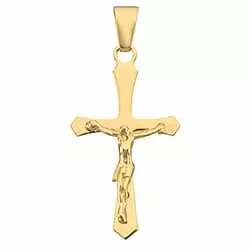 Jesus Gold bnh kreuz aus 14 Karat Gold - Amoré - Jesus am Kreuz anhänger