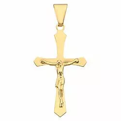 Kreuz Gold bnh kreuz aus 14 Karat Gold - Amoré - Jesus am Kreuz anhänger