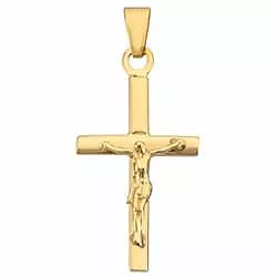 Jesus bnh kreuz aus 8 Karat Gold - Amoré - Anhänger