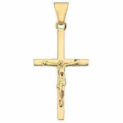 Jesus Gold bnh kreuz aus 8 Karat Gold - Amoré - Jesus am Kreuz anhänger