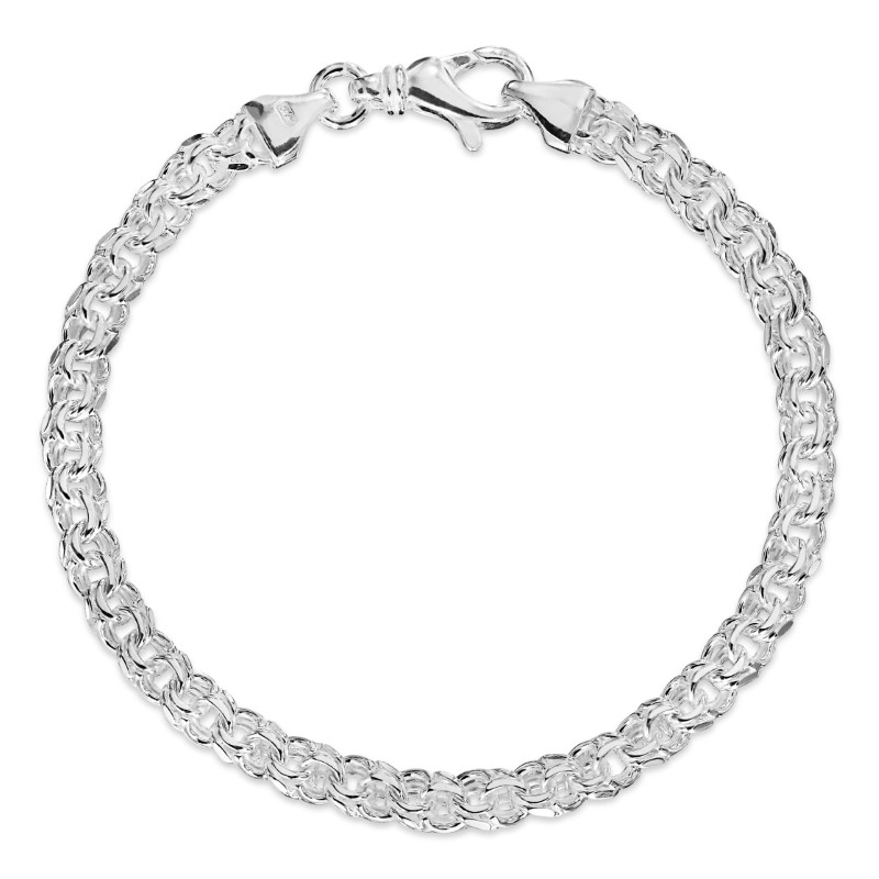 BNH Bismark-Armband aus Silber 18,5 cm x 5,0 mm - Armbänder