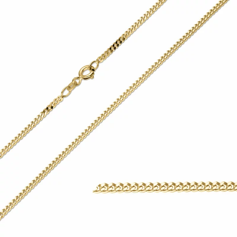 BNH Panzerarmband aus 14 Karat Gold 21 cm x 2,1 mm - Panzerketten - Günstige Panzerketten aus Gold und Silber