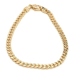 BNH Panzerarmband aus 8 Karat Gold 17 cm x 4,0 mm - Panzerarmbämder
