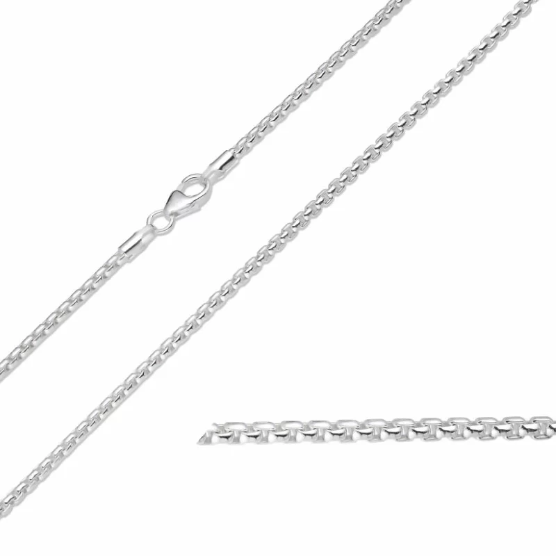 BNH veneziakette rund aus Silber 60 cm x 2,0 mm - Halsketten