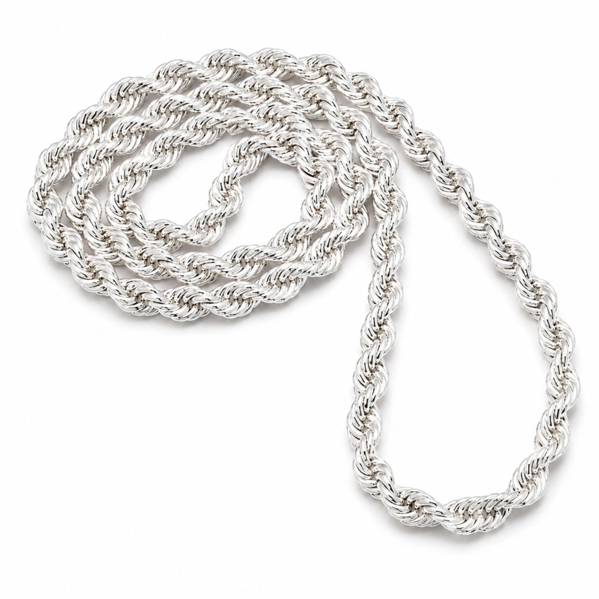 Bnh cordel-halskette aus silber 50 cm x 4,5 mm - Halsketten