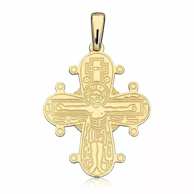 21 x 25 mm Dagmarkreuz aus 8 Karat Gold - Amoré - Dagmarkreuze aus Gold – Dagmarkreuze in hoher Qualität
