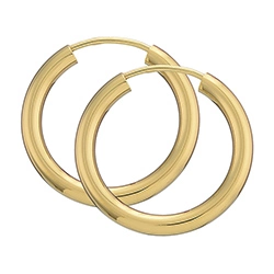 20 mm BNH Kreole in 14 Karat Gold - BNH