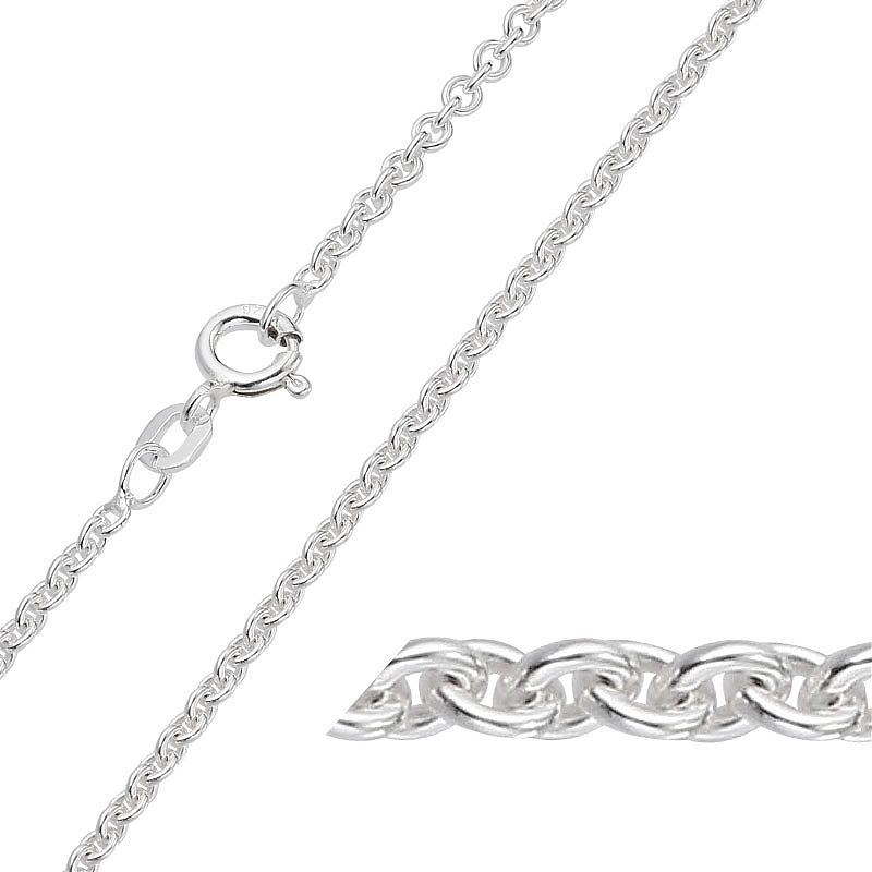 BNH Anker runden Halskette aus Silber 80 cm x 2,0 mm - Ankerketten - Gute Auswahl an Ankerketten - Online bestellen