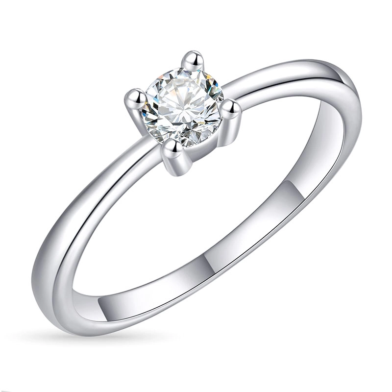 Zirkon Solitärring aus Silber - Solitär Ring - Modernen Solitärringe, kaufen eine Solitärring hier