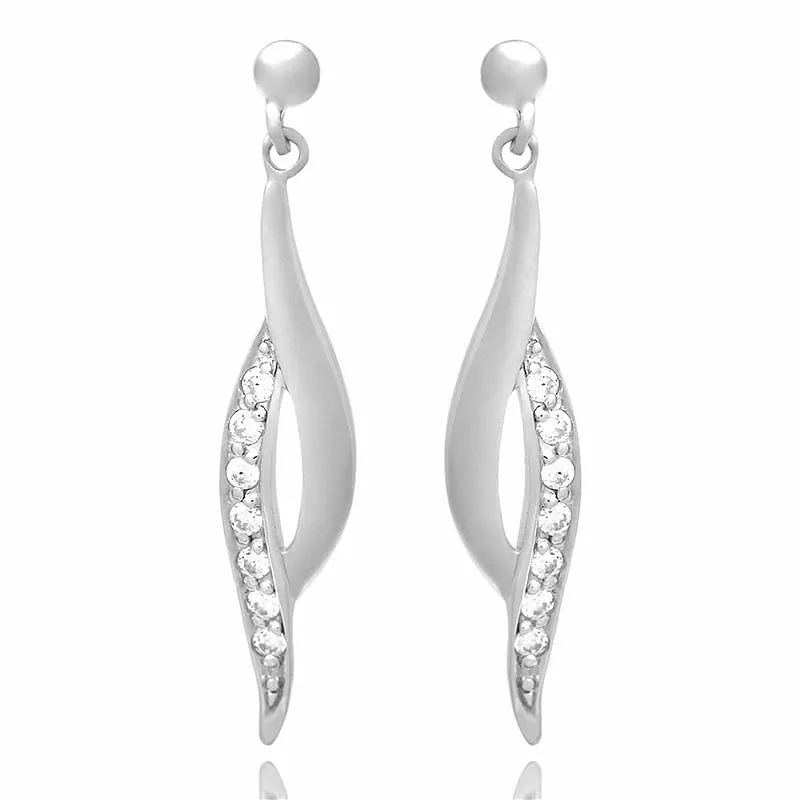 lange Ohrringe in Silber - Zirkonia Ohrringe für jeden Geschmack - Kaufen Zirkon Ohrringe