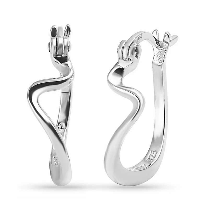 12 mm Kreole in Silber - Creolen aus Silber - Finden Sie hier moderne Silber Creolen