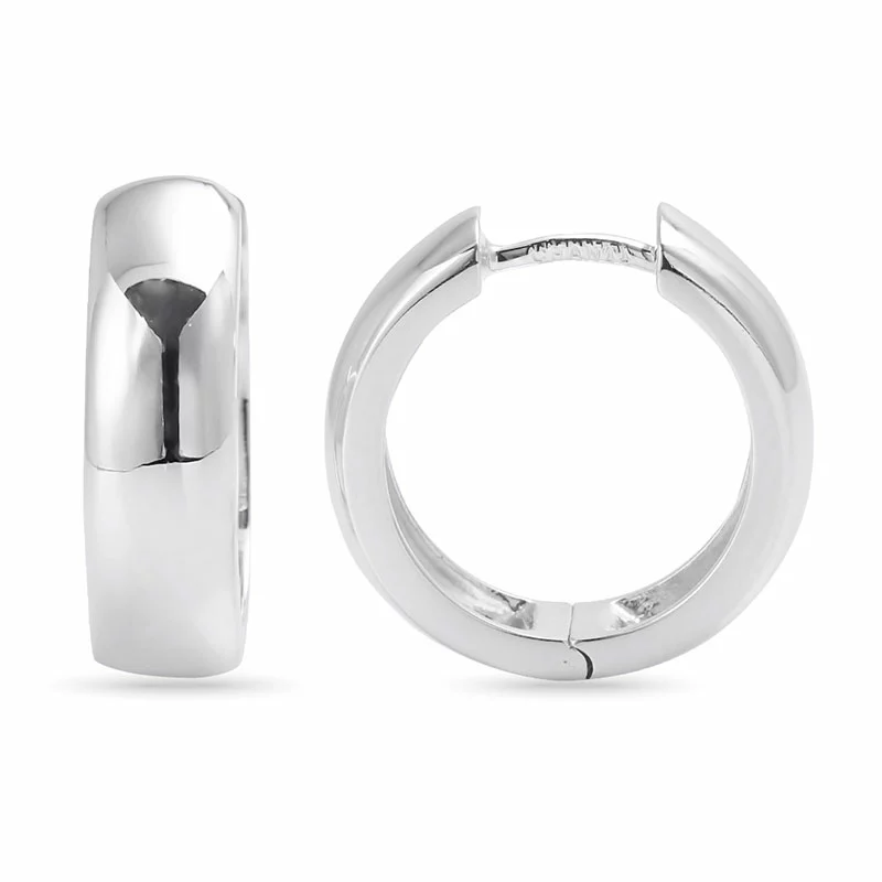 18 mm Kreole in Silber - Creolen aus Silber - Finden Sie hier moderne Silber Creolen