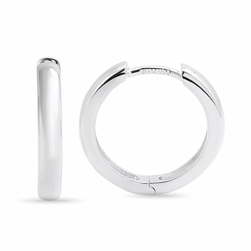 18 mm Kreole in Silber - Creolen aus Silber - Finden Sie hier moderne Silber Creolen