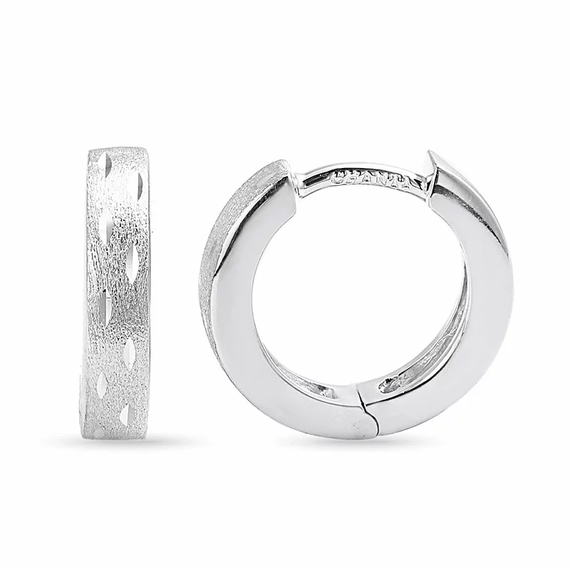 13,5 mm Kreole in Silber - Creolen aus Silber - Finden Sie hier moderne Silber Creolen