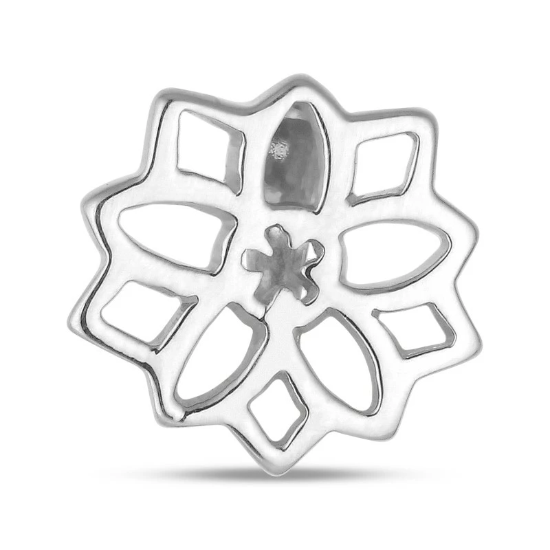Geburtsblume Juli Rittersporn Anhänger aus Silber - Blumenanhänger - Hübsche Anhänger mit Blumen - Breite Auswahl