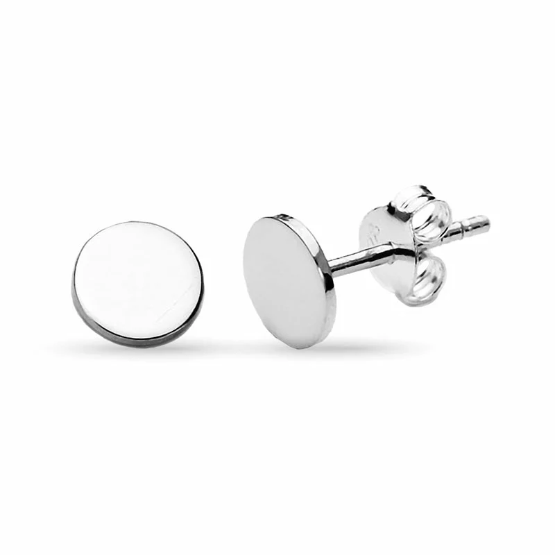 6 mm Ohrstecker in Silber - Silber Ohrringe