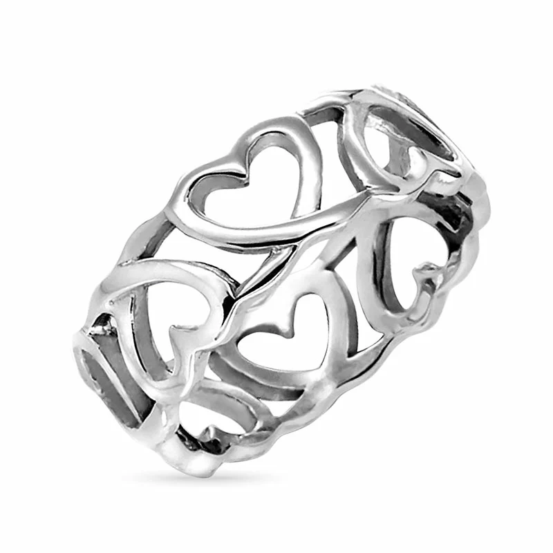 Herzen Ring aus Silber - Herz Ringe - Kaufen Sie einen schönen Herzring online