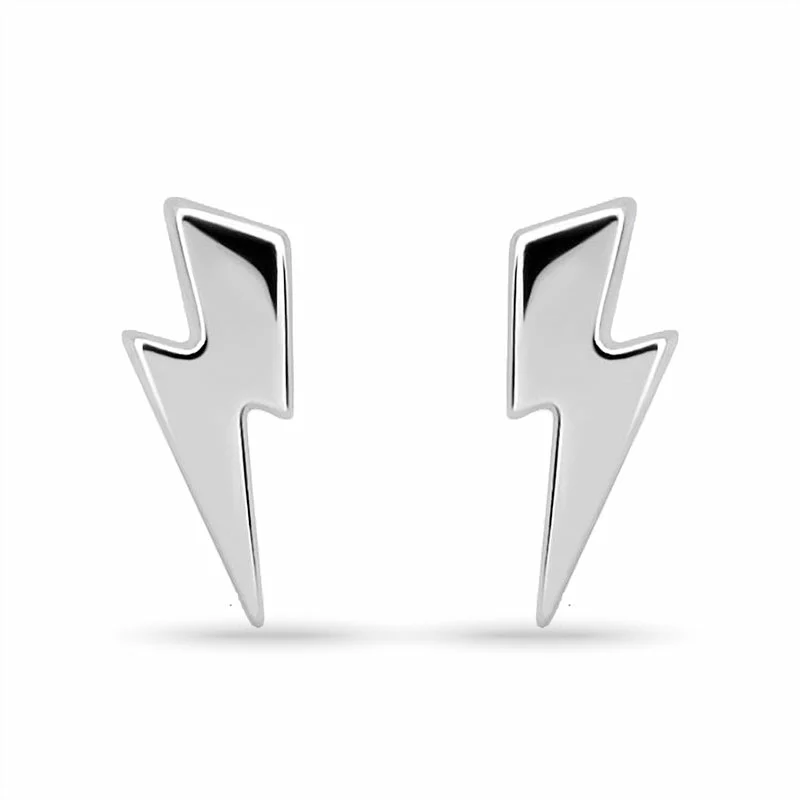 Blitz Ohrstecker in Silber - Silber Ohrringe