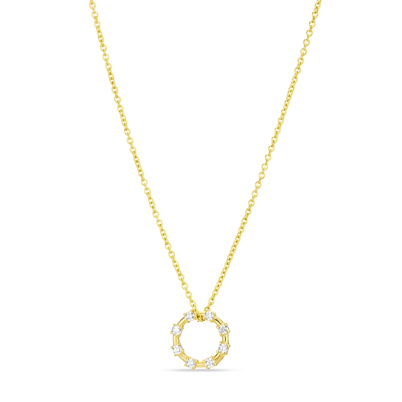 Zirkon Halskette mit Anhänger aus vergoldetem Sterlingsilber - Schmuck - Günstige Schmuck online kaufen hier auf Chanti