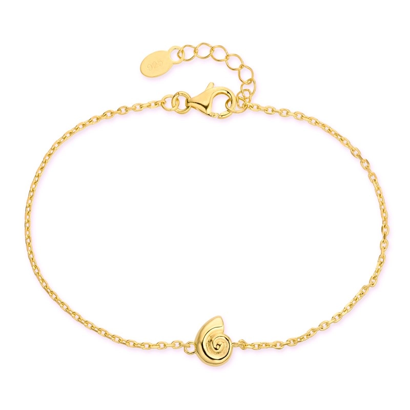 Muschel Armband aus vergoldetem Sterlingsilber - Schmuck - Günstige Schmuck online kaufen hier auf Chanti