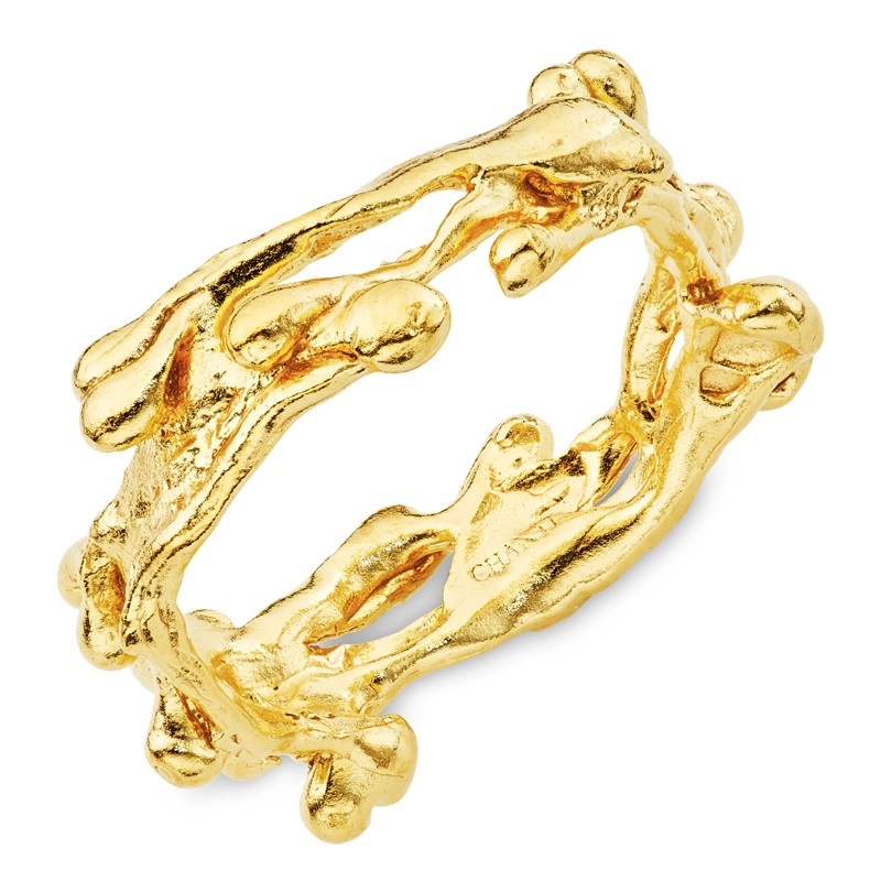 Ring aus vergoldetem Sterlingsilber - Schmuck - Günstige Schmuck online kaufen hier auf Chanti
