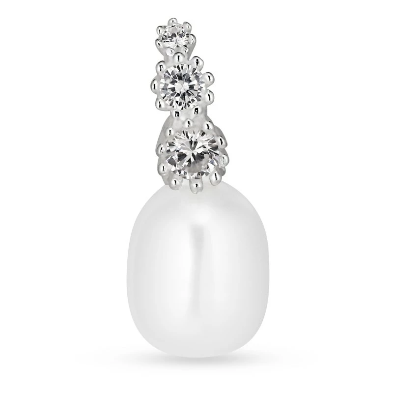 Perle Anhänger aus Silber - Perlenschmuck - Schmuckstücke mit Perlen - Schnelle Lieferung