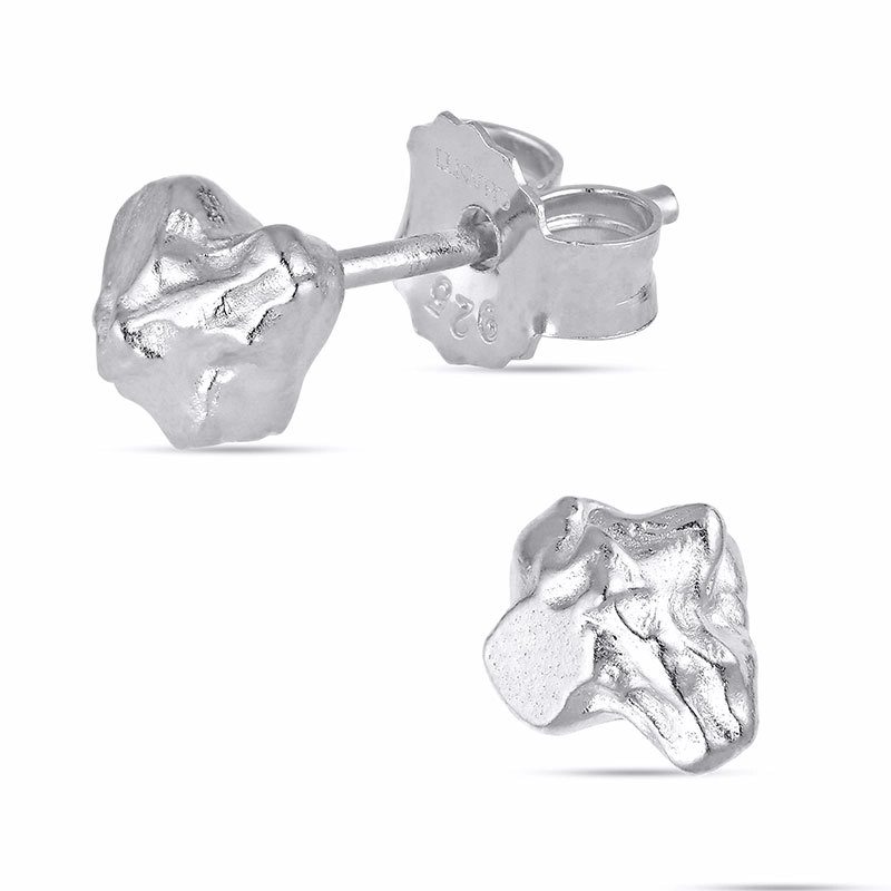 Ohrstecker in Silber - Lumé Etched - Silber Ohrringe