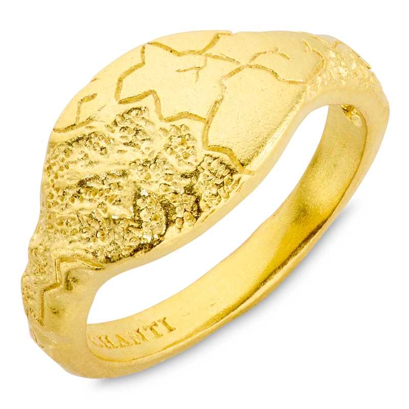 Ring aus vergoldetes Messing - Eliné - Ringe