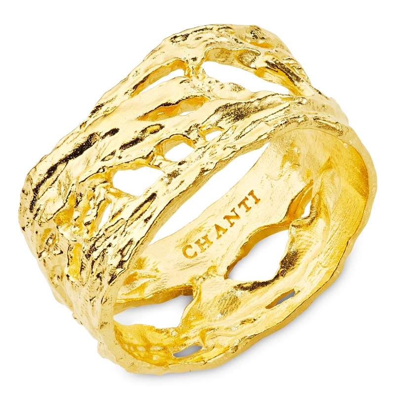 Ring aus vergoldetes Messing - Eliné - Schmuck - Günstige Schmuck online kaufen hier auf Chanti