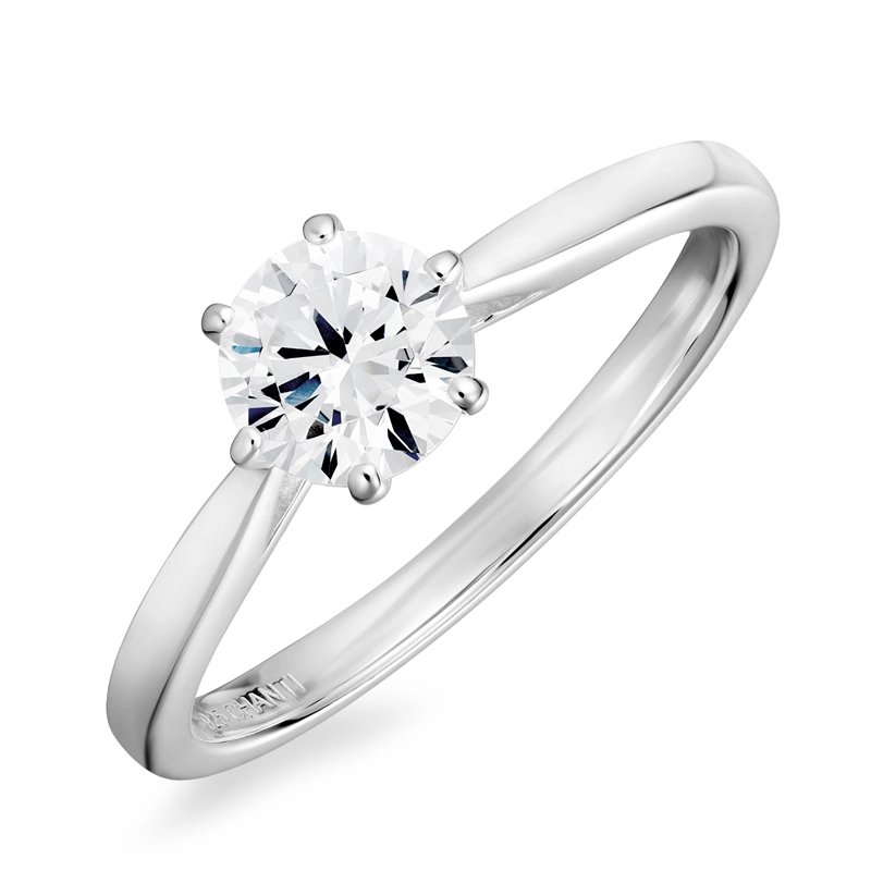 Zirkon Solitärring aus Silber - Solitär Ring - Modernen Solitärringe, kaufen eine Solitärring hier