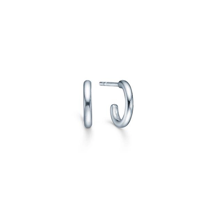ID Fine IDH026SL Dash Reifen in Silber - Silber Ohrringe