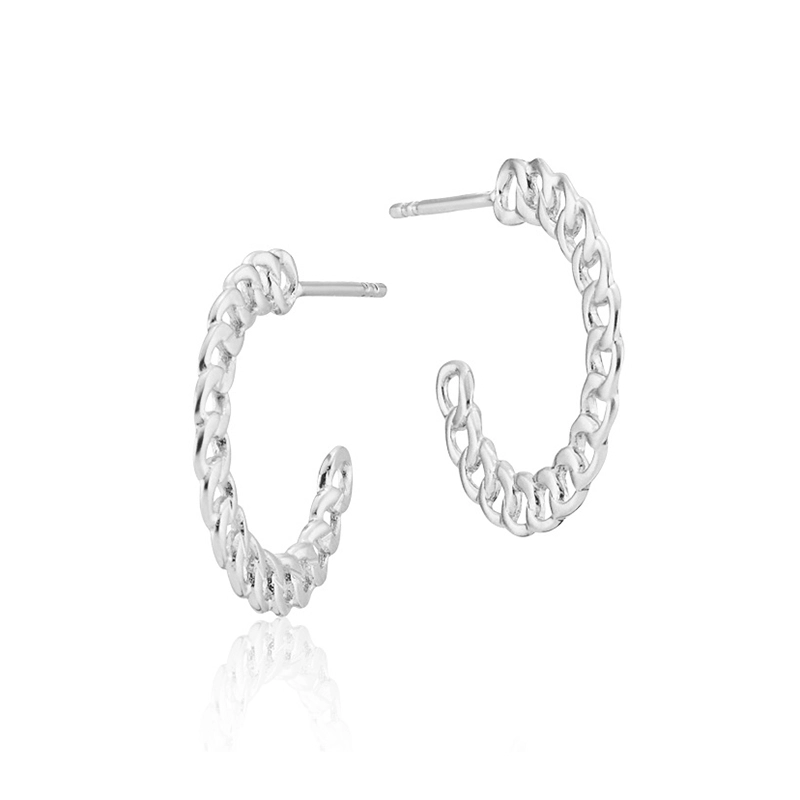 20 mm Izabel Camille x Sofie Schwartz Kreole in Silber - Creolen aus Silber - Finden Sie hier moderne Silber Creolen