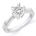 Diamant Ring in 14 Karat Weißgold 0,50 ct
