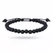 Nordahl andersen schwarzem onyx armband in leder