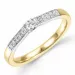 Diamant Ring in 14 Karat Gold- und Weißgold 0,15 ct