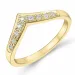 Diamant Ring in 14 Karat Gold 0,117 ct