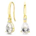 tropfenförmiger Ohrringe in 9 Karat Gold mit Zirkon - Gold Collection