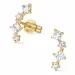 Ohrstecker in 9 Karat Gold mit Zirkon - Gold Collection