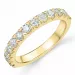 Diamant Ring in 14 Karat Gold 0,75 ct