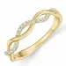 Diamant Ring in 14 Karat Gold 0,15 ct