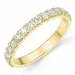 Brillant Memoirering in 14 Karat Gold 0,49 ct