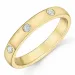 Diamant Memoirering in 14 Karat Gold 0,10 ct