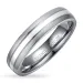 Ring aus titanium und silber