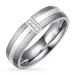 Ring aus titanium und silber