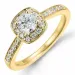 Bestellware - diamantring in 14 karat gold 0,40 ct 0,22 ct