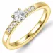 Bestellware - diamantring in 14 karat gold 0,35 ct 0,05 ct