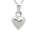 Herz Halskette aus Silber und Anhänger aus Silber - Amoré